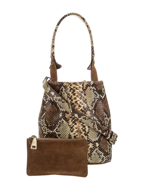 Sandro Snakeskin Shoulder Bag
