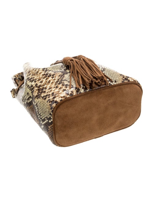 Sandro Snakeskin Shoulder Bag