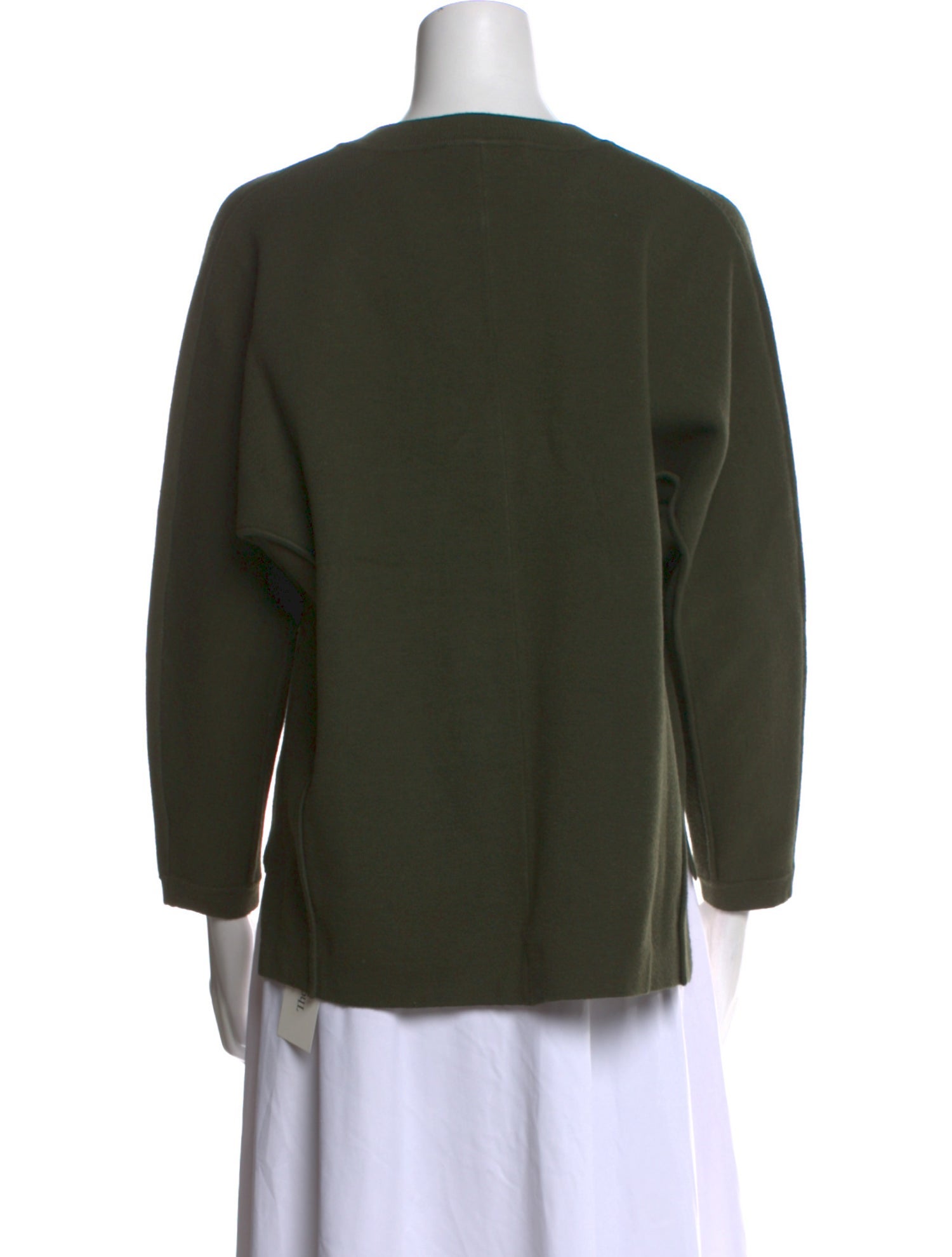 Sandro V-Neck Three-Quarter Sleeve Blouse