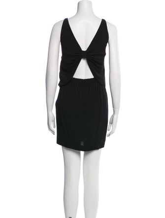 Sandro V-Neck Mini Dress