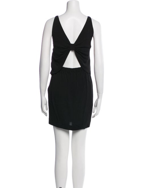 Sandro V-Neck Mini Dress