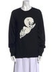 Sandro Wool Graphic Print Sweater