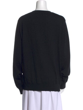 Sandro Wool Graphic Print Sweater