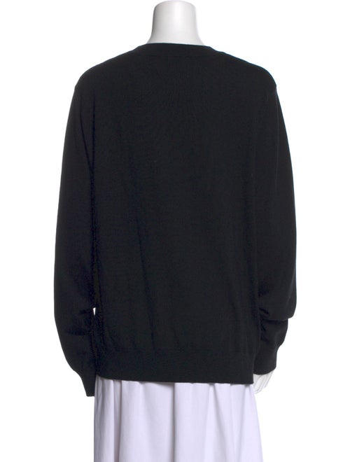 Sandro Wool Graphic Print Sweater