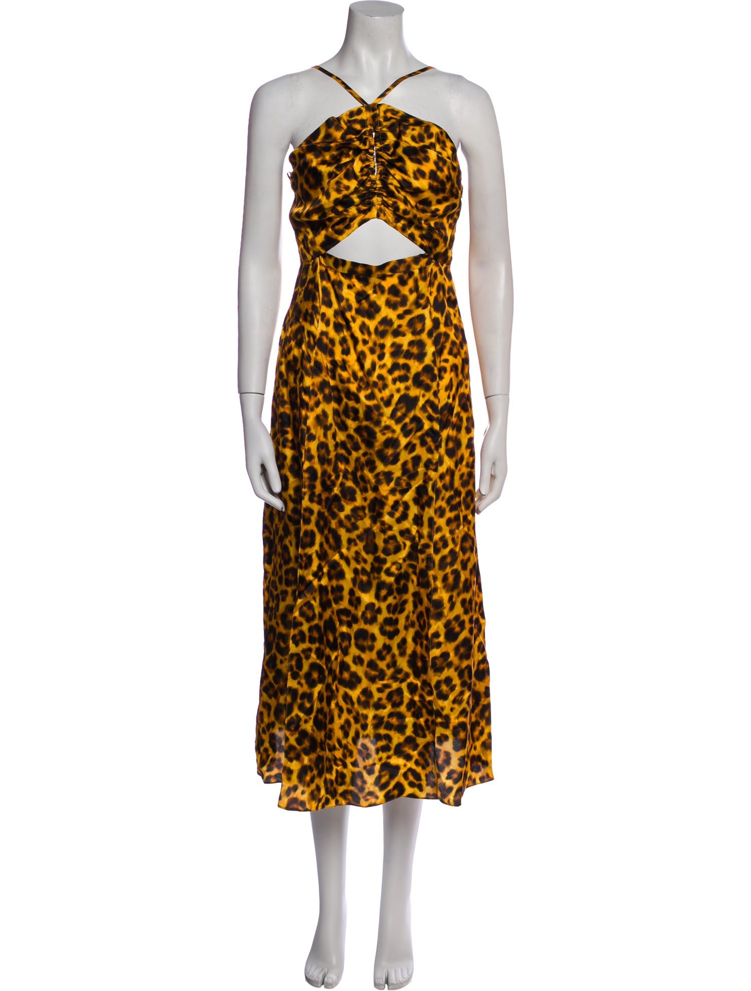 Sandro Animal Print Long Dress w/ Tags