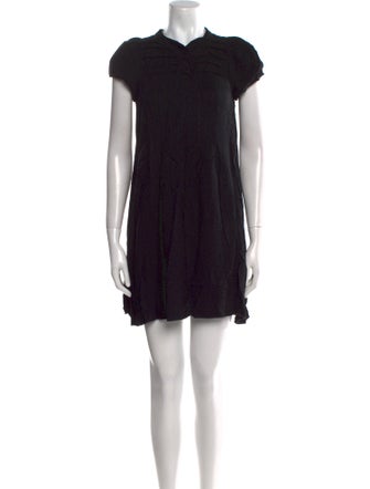 Sandro Crew Neck Mini Dress