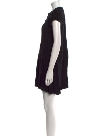 Sandro Crew Neck Mini Dress