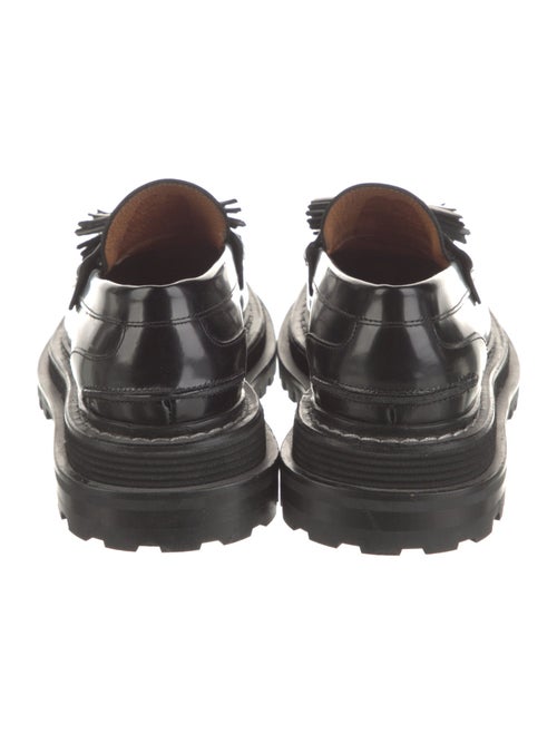 Sandro Patent Leather Tassel Accents Loafers