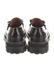 Sandro Patent Leather Tassel Accents Loafers