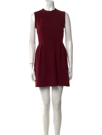 Sandro Crew Neck Mini Dress