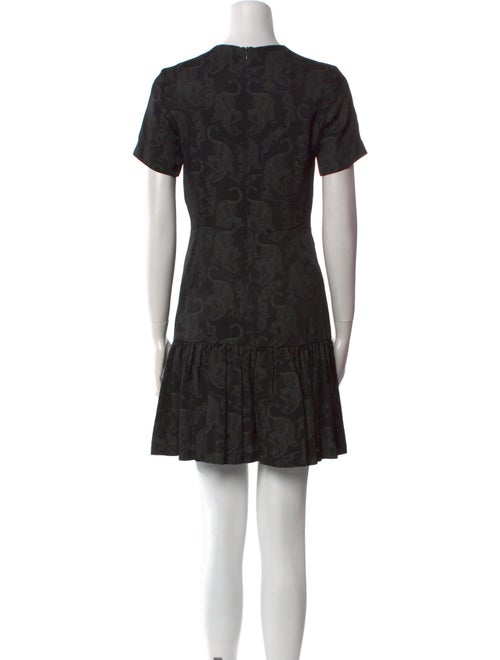 Sandro Floral Print Mini Dress