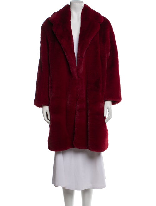 Sandro Faux Fur Coat
