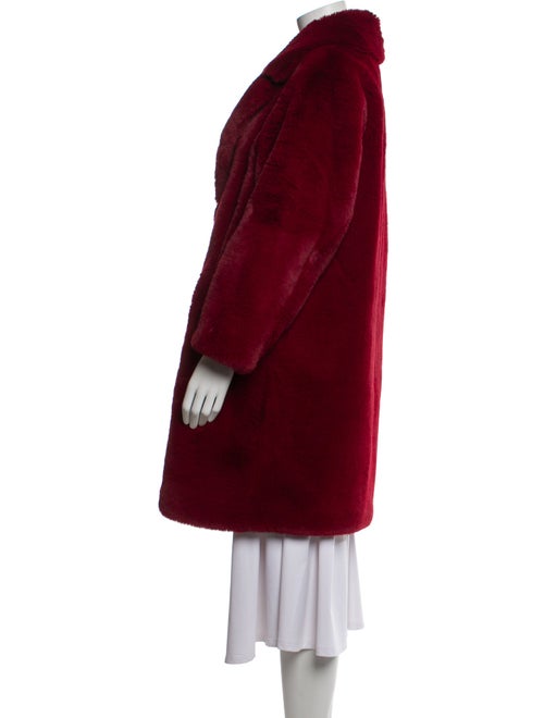 Sandro Faux Fur Coat