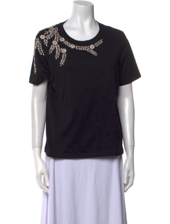 Sandro Scoop Neck Short Sleeve T-Shirt