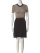 Sandro Crew Neck Mini Dress