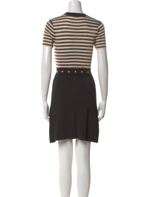 Sandro Crew Neck Mini Dress