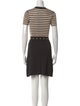 Sandro Crew Neck Mini Dress