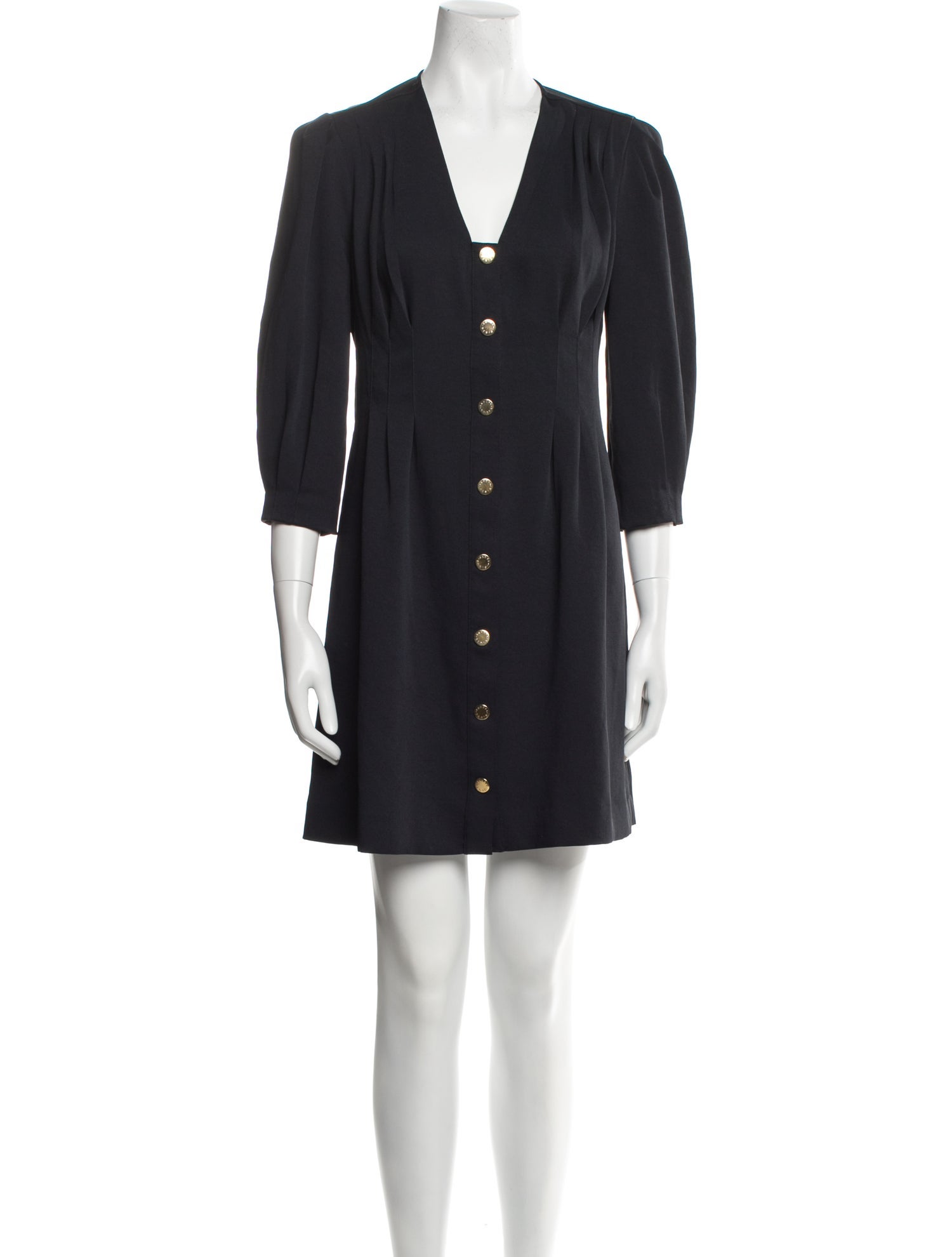 Sandro V-Neck Mini Dress