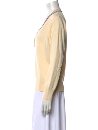 Sandro Merino Wool V-Neck Sweater