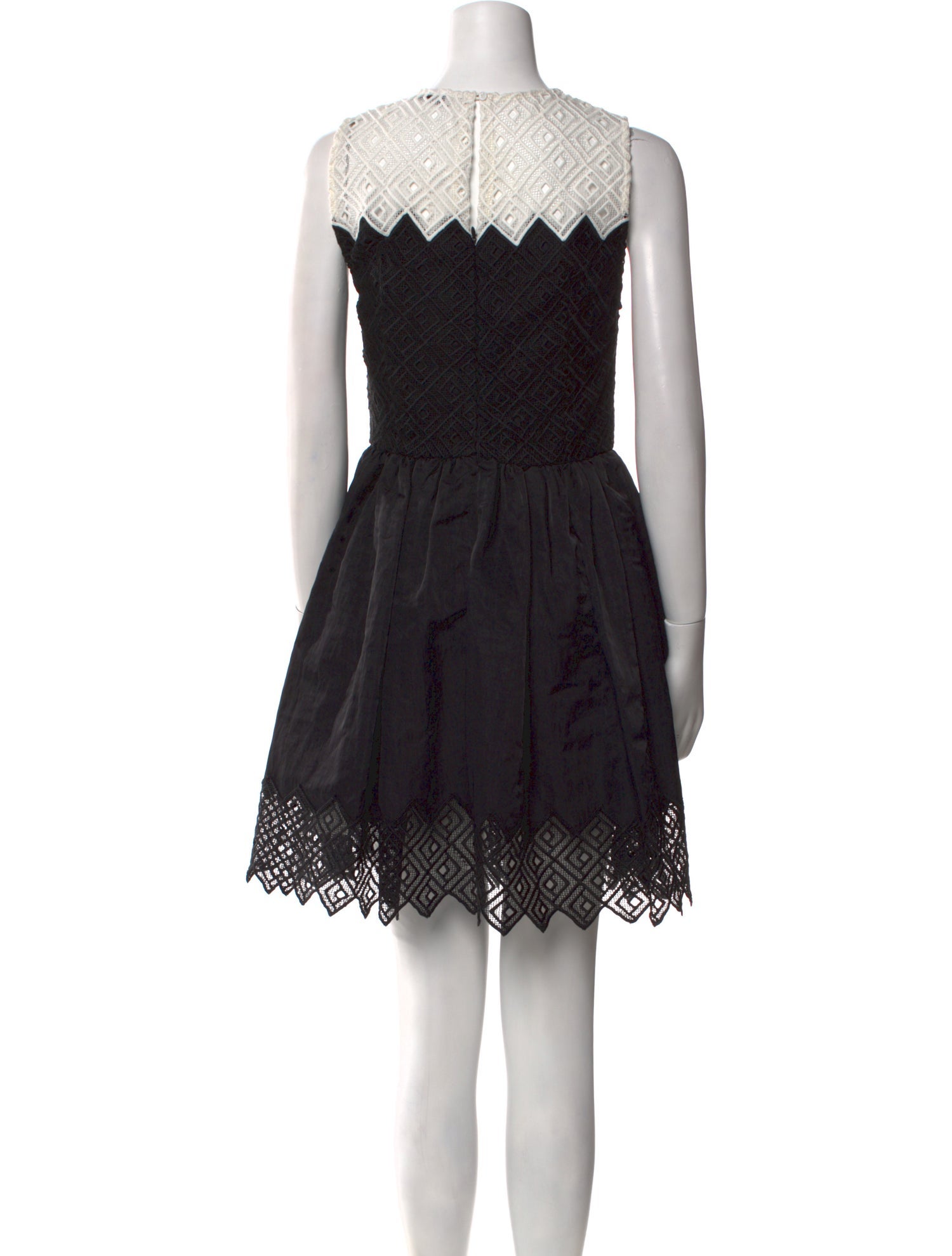 Sandro Crew Neck Mini Dress