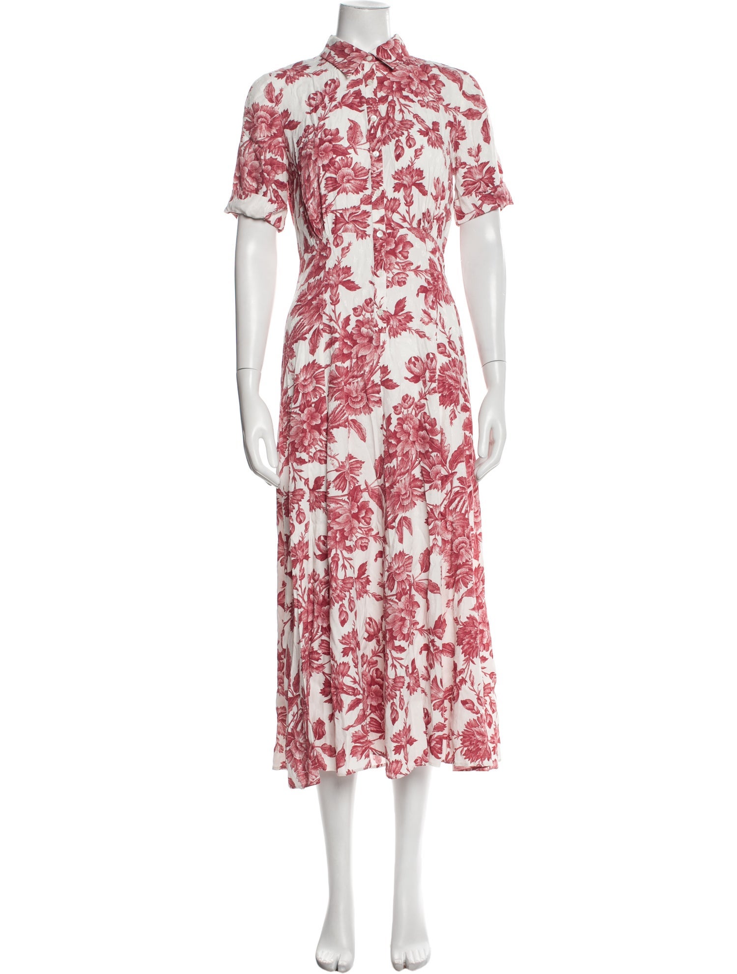 Sandro Floral Print Long Dress w/ Tags