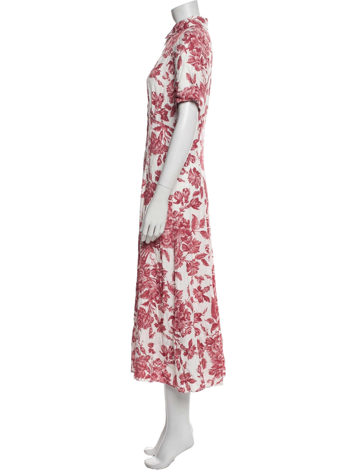 Sandro Floral Print Long Dress w/ Tags