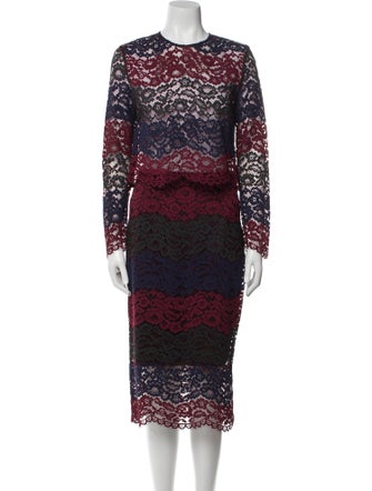 Sandro Lace Pattern Skirt Set