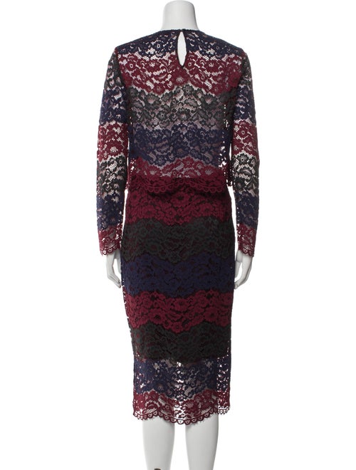 Sandro Lace Pattern Skirt Set