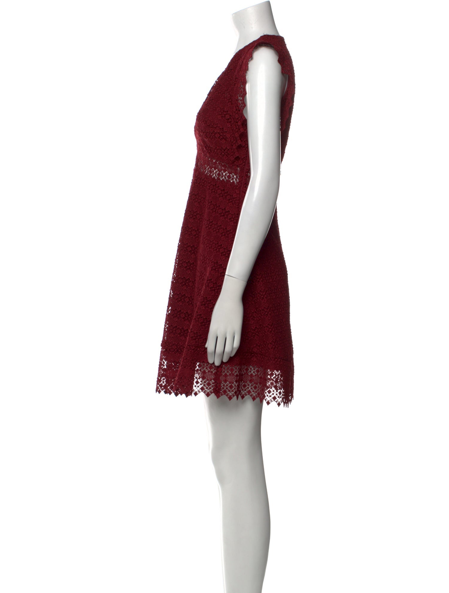 Sandro V-Neck Mini Dress