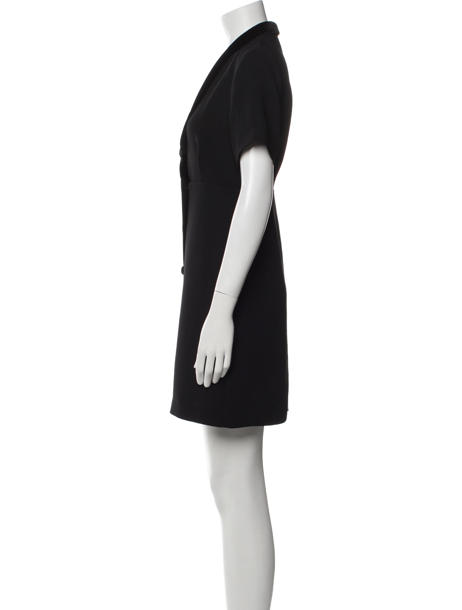 Sandro V-Neck Mini Dress