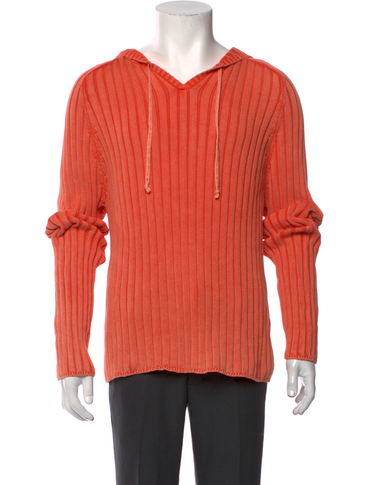 Sandro V-Neck Long Sleeve Hoodie