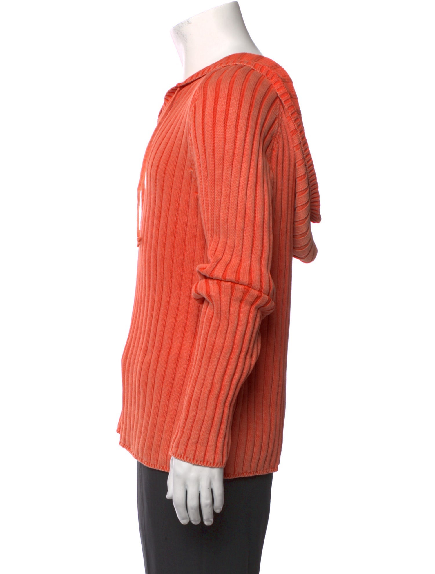 Sandro V-Neck Long Sleeve Hoodie