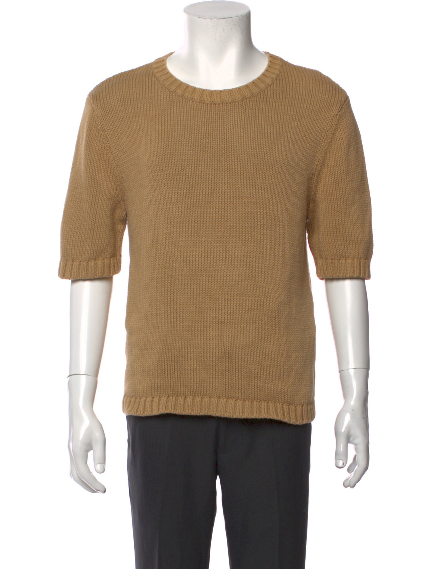 Sandro Crew Neck Three-Quarter Sleeve Pullover