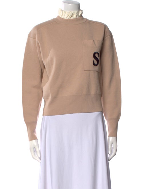 Sandro Wool Mock Neck Sweater