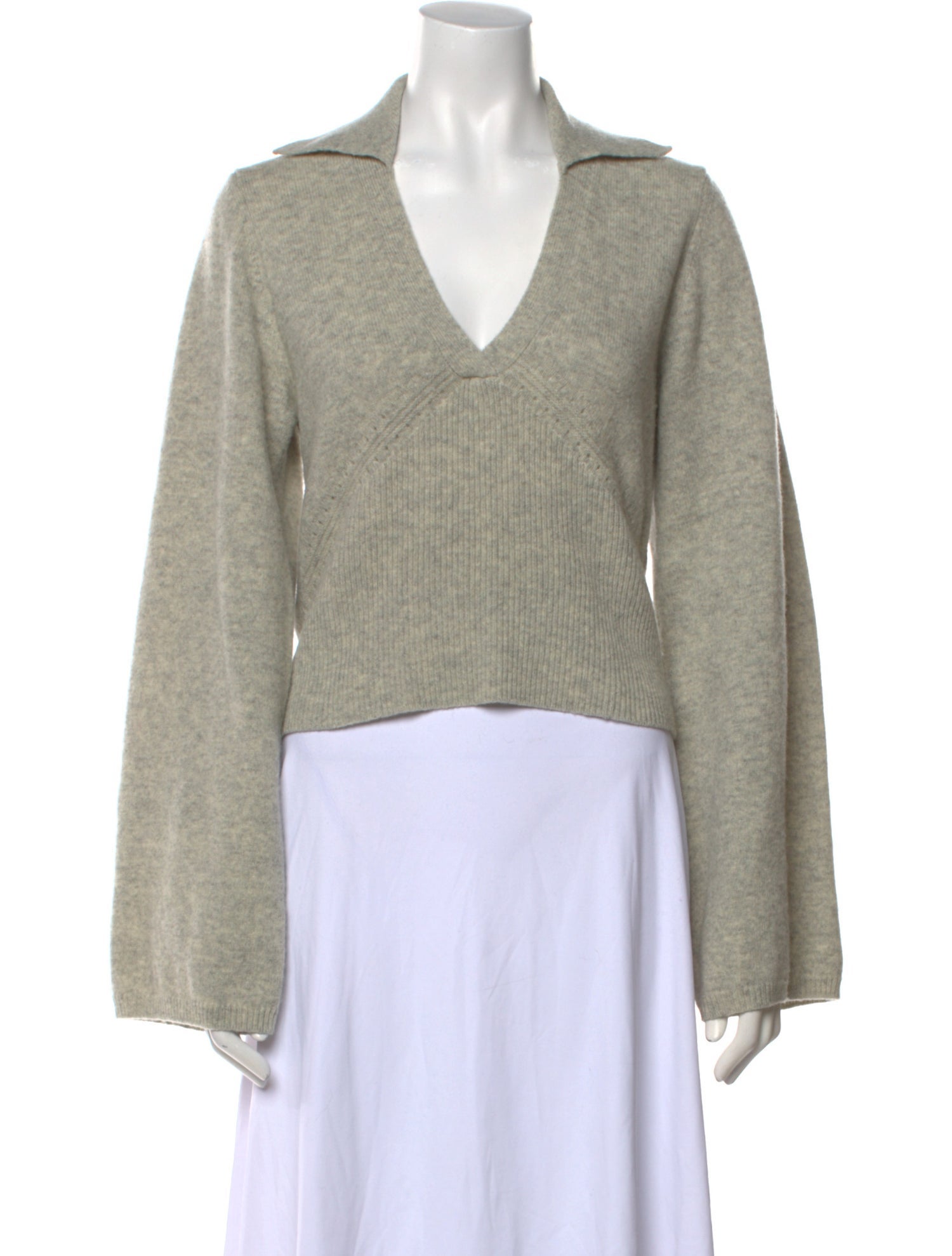 Sandro Wool V-Neck Sweater