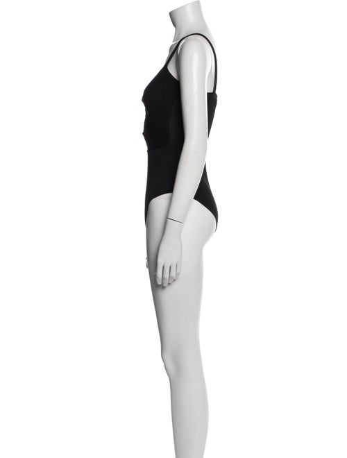 Sandro V-Neck Sleeveless Bodysuit
