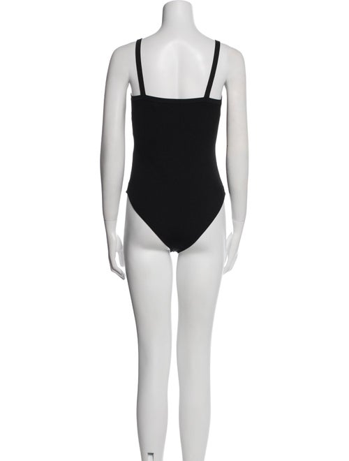 Sandro V-Neck Sleeveless Bodysuit