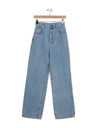 Sandro High-Rise Wide Leg Jeans