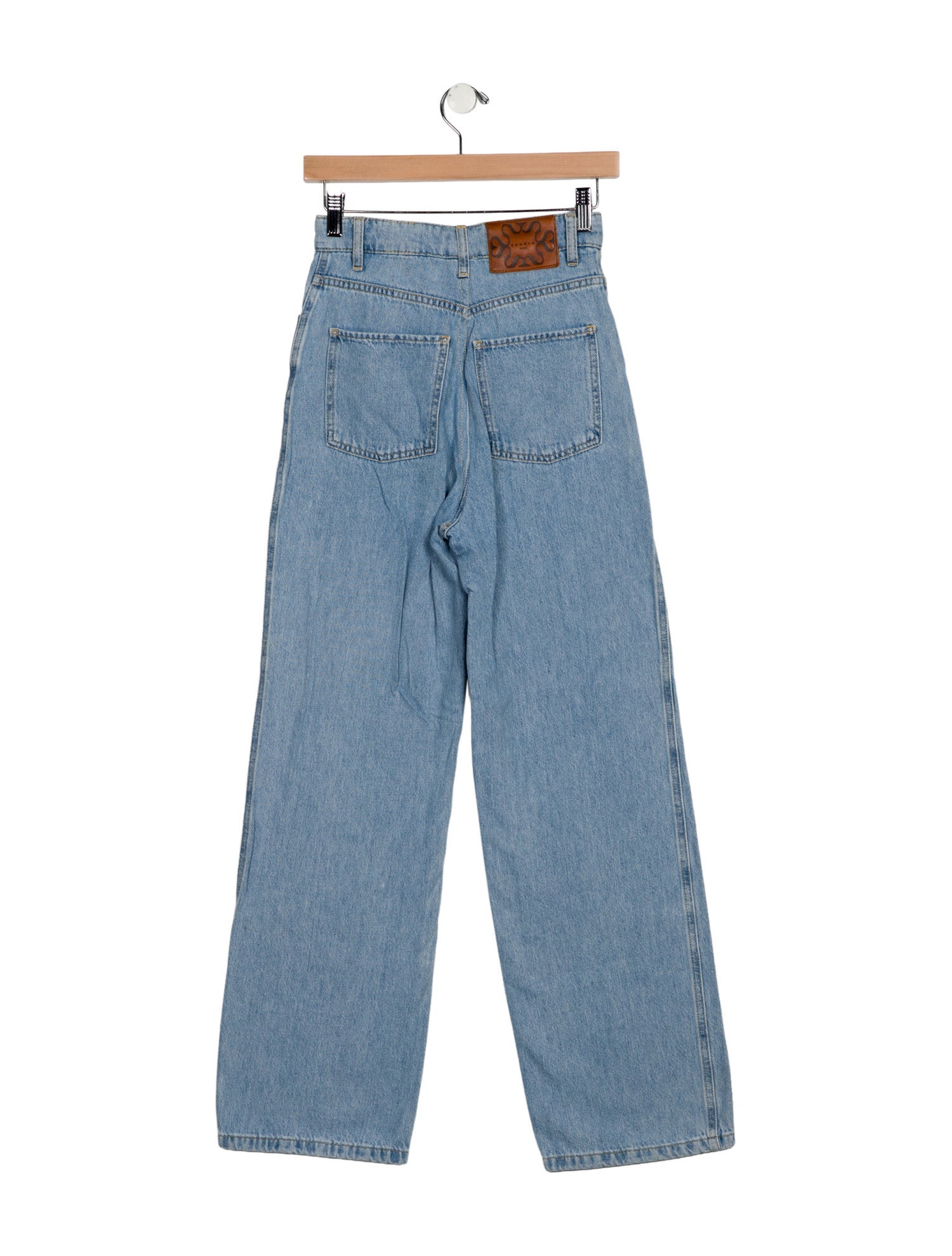 Sandro High-Rise Wide Leg Jeans