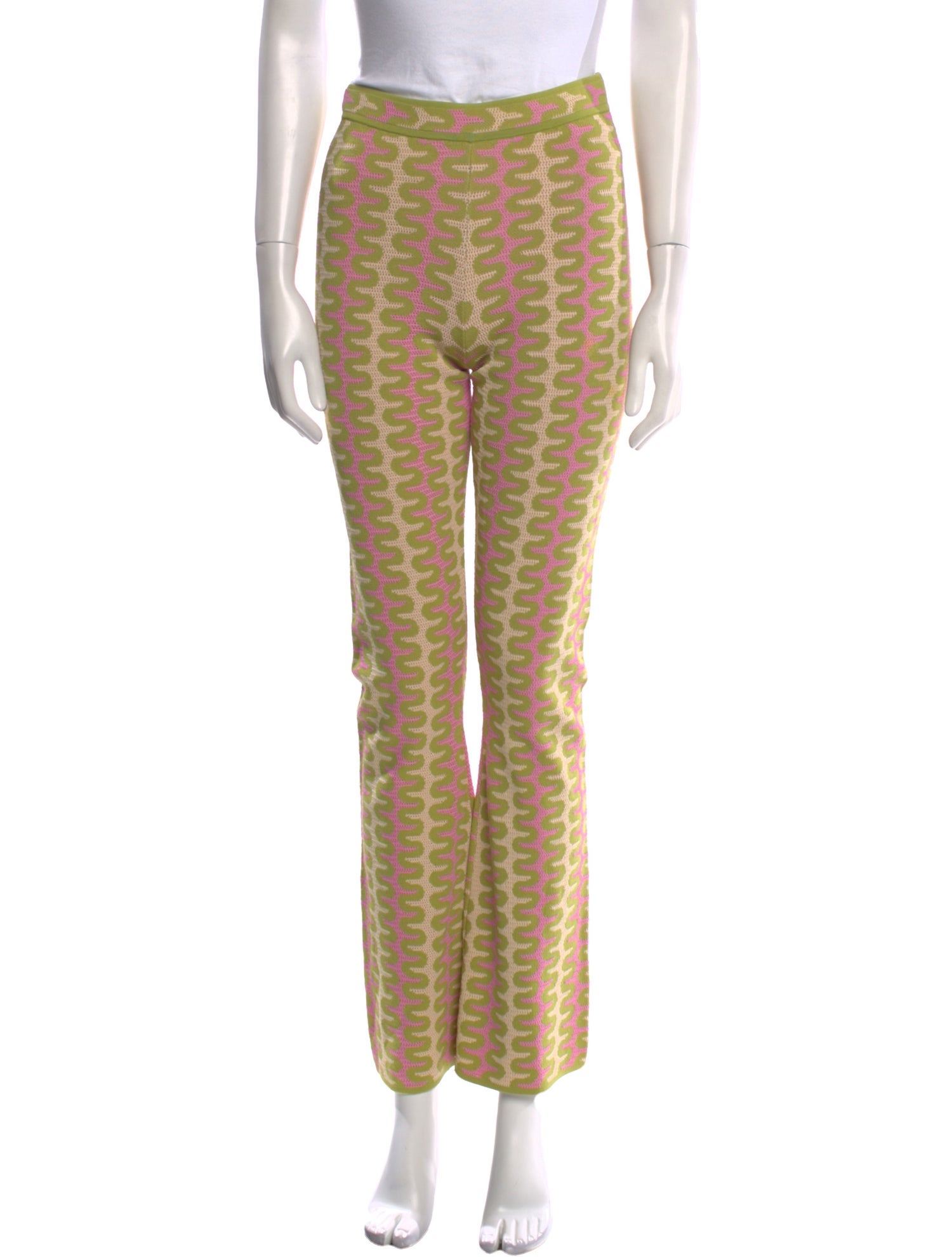 Sandro Printed Wide Leg Pants