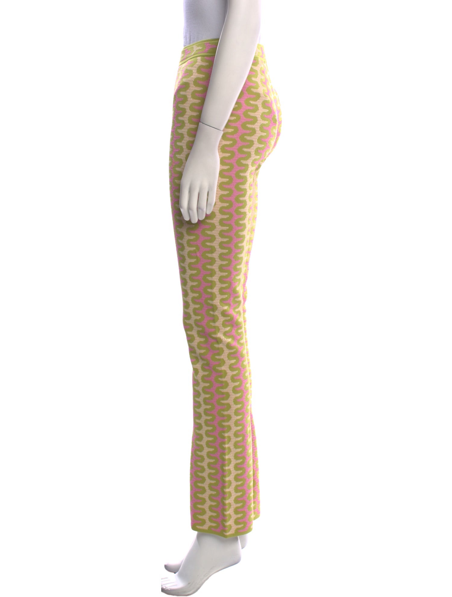 Sandro Printed Wide Leg Pants