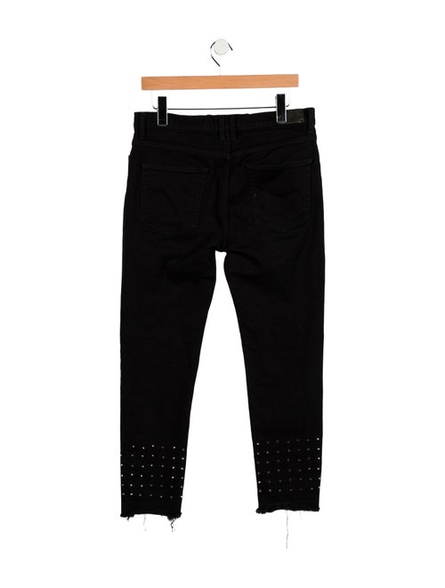 Sandro Mid-Rise Straight Leg Jeans