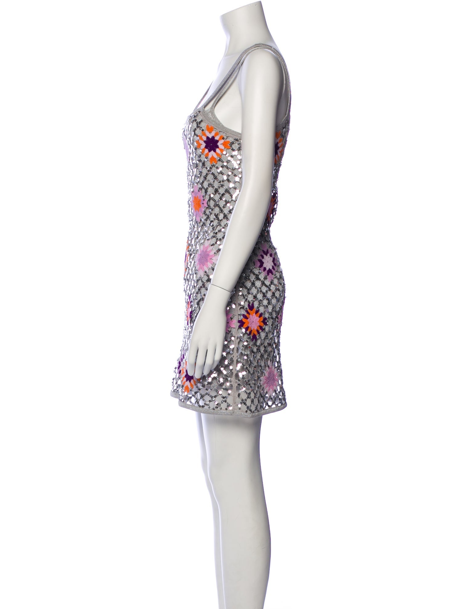 Sandro Printed Mini Dress