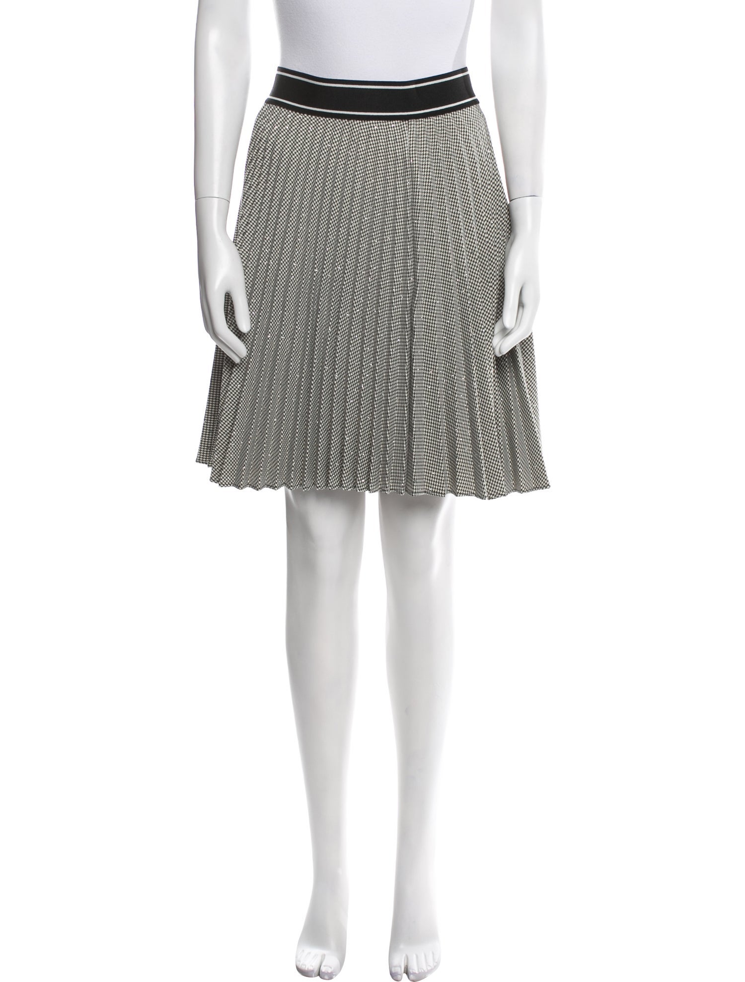 Sandro Printed Knee-Length Skirt