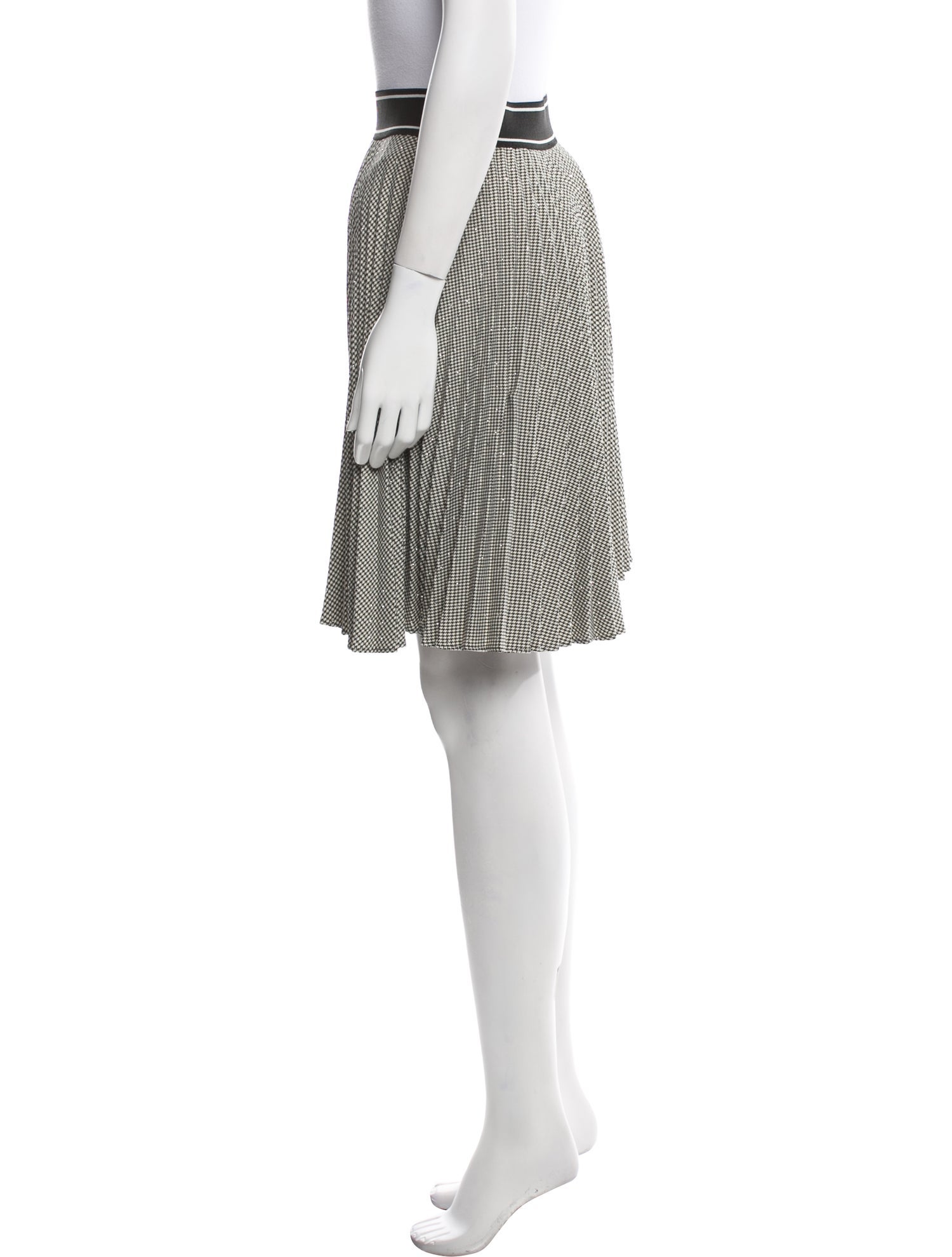 Sandro Printed Knee-Length Skirt