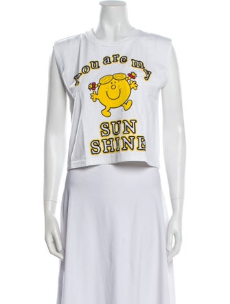 Sandro Graphic Print Crew Neck T-Shirt