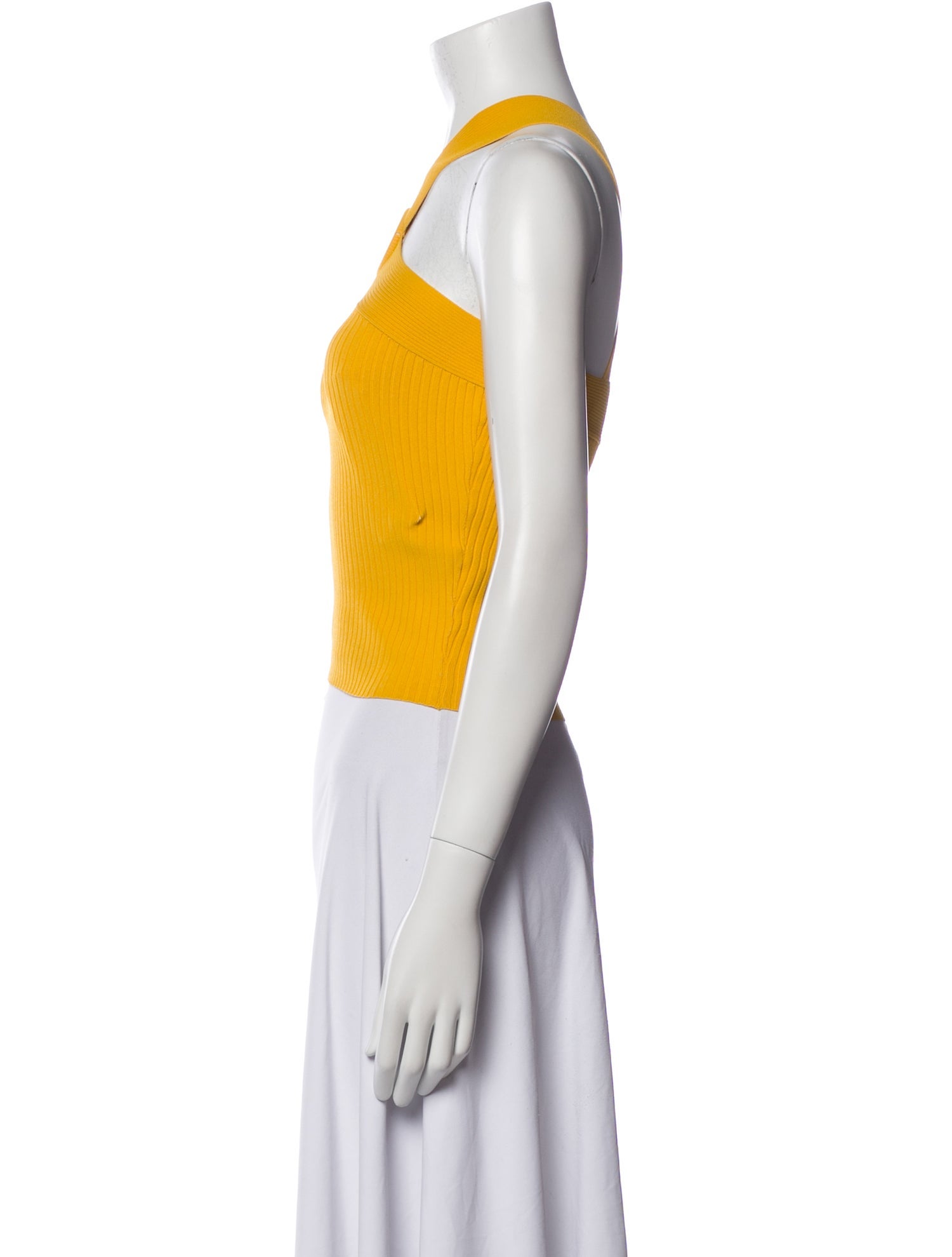 Sandro Halterneck Sleeveless Crop Top