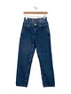 Sandro High-Rise Straight Leg Jeans