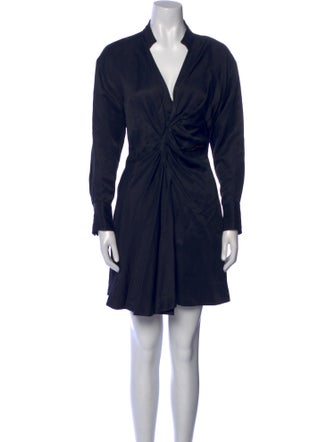 Sandro V-Neck Mini Dress