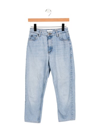 Sandro Mid-Rise Straight Leg Jeans